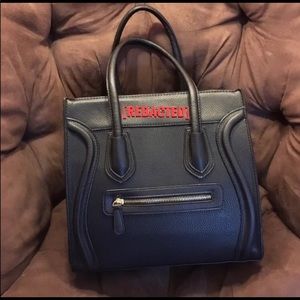 luxury leather handbag